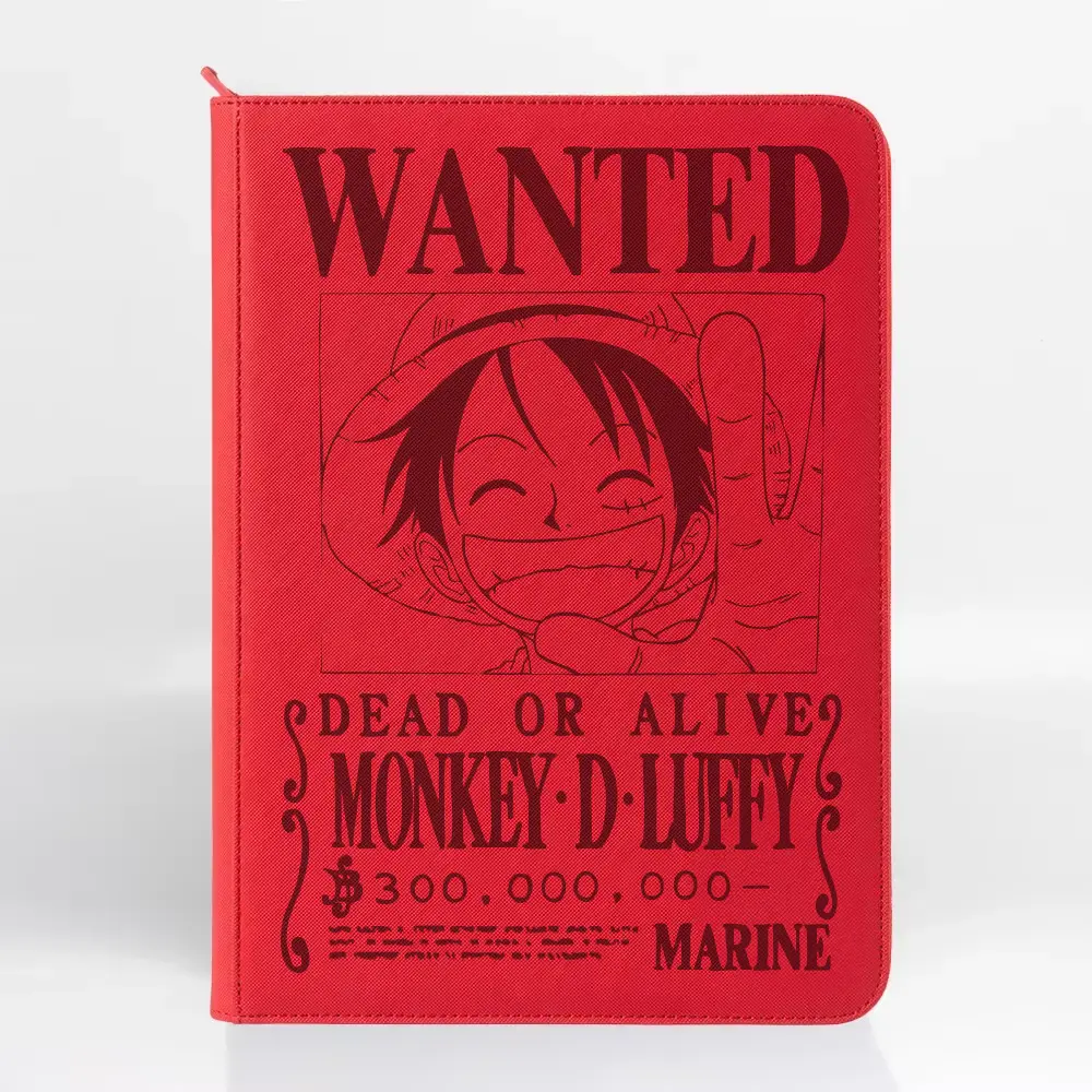 Wanted Luffy Binder - Scarlet Blaze