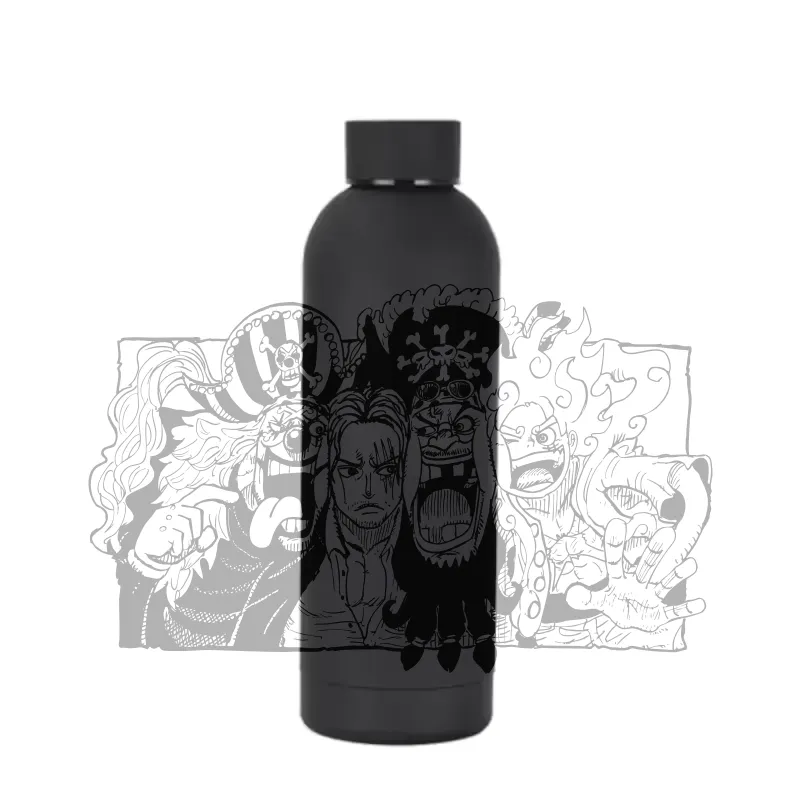 Luffy-Shanks-Buggy-Blackbeard - Black